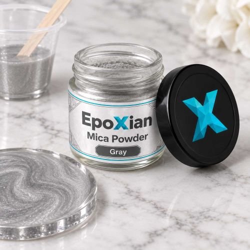 Gray Mica Powder For Resin Art