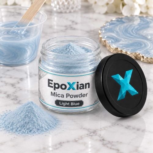 Light Blue Mica Powder For Resin Art hover