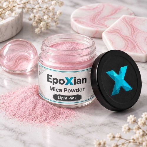 Light Pink Mica Powder For Resin Art hover