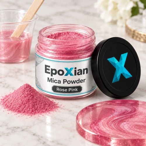 Rose Pink Mica Powder For Resin Art hover