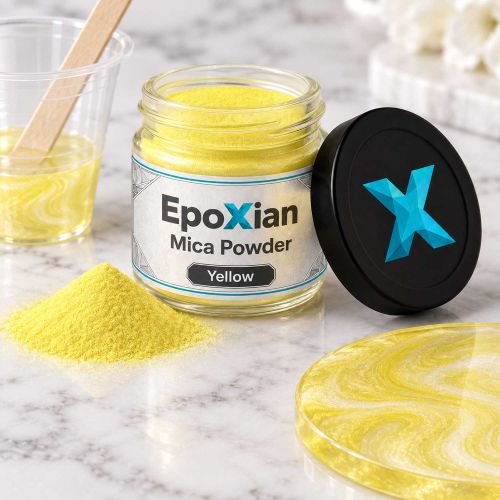 Yellow Mica Powder For Resin Art