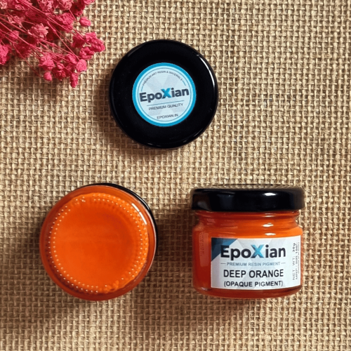 Deep Orange Opaque Resin Pigment Paste