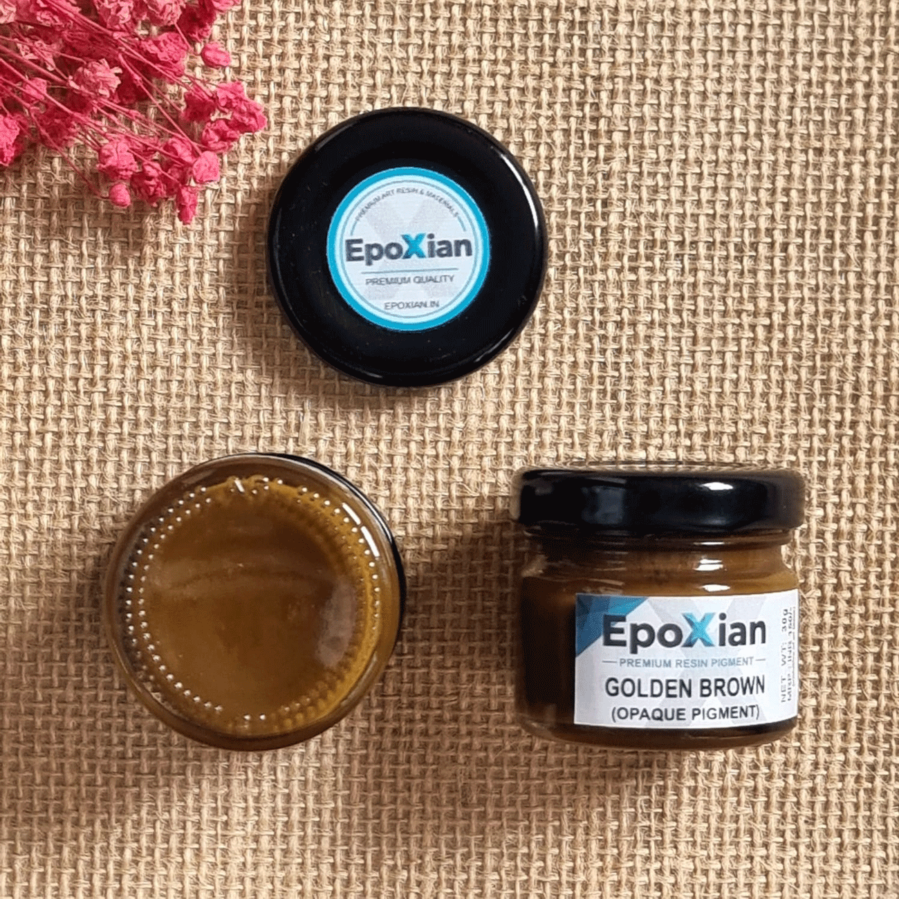 Golden-Brown Opaque Resin Pigment Paste