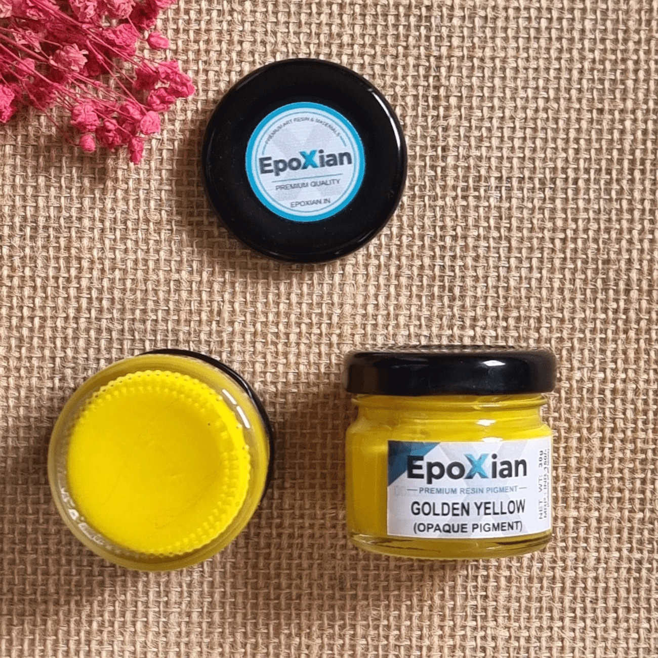 Golden-yellow Opaque Resin Pigment Paste