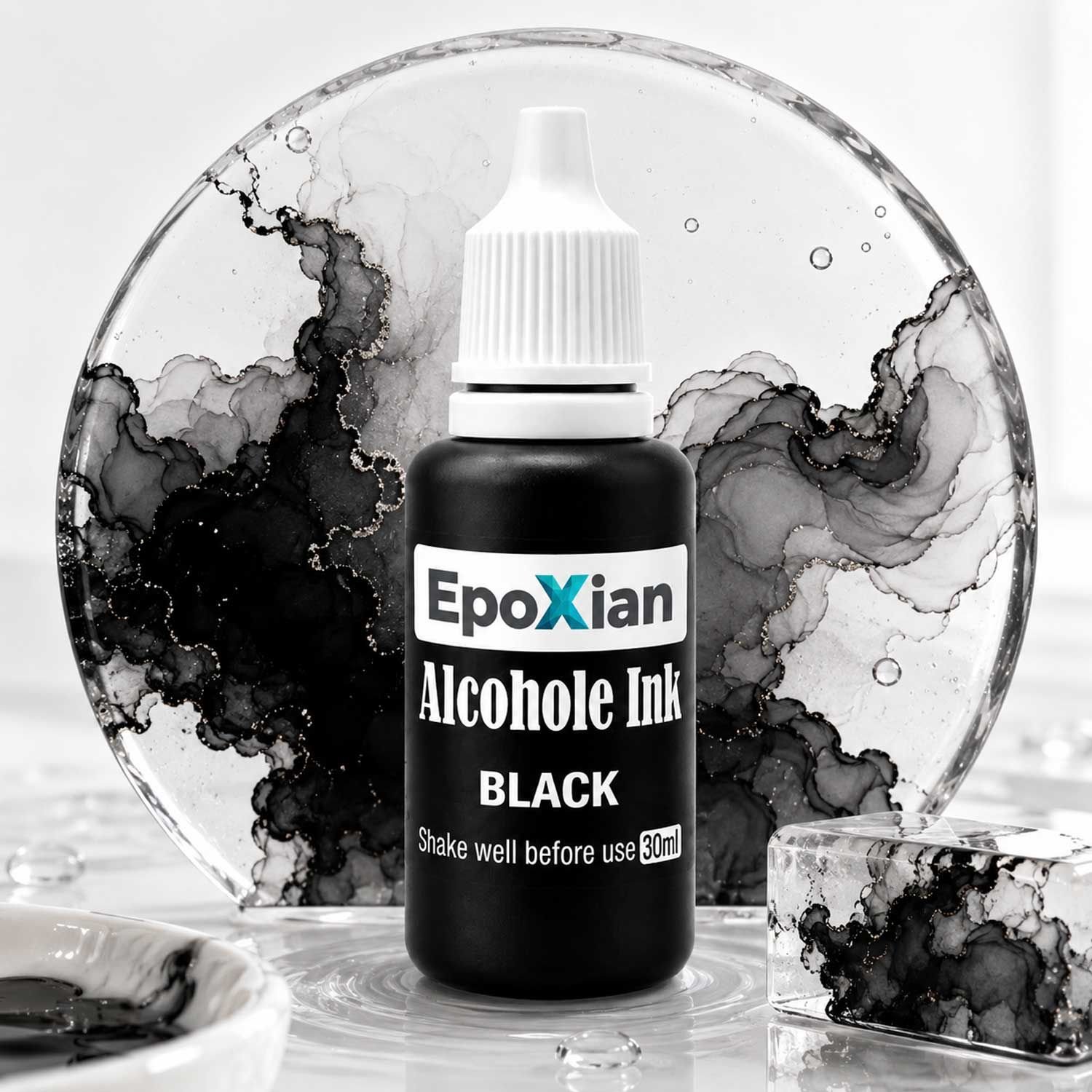 Black Alcohol Ink For Resin