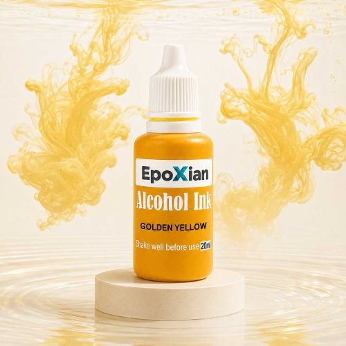 Golden Yellow Alcohol Ink For Resin hover