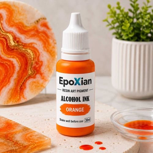 Orange Alcohol Ink For Resin