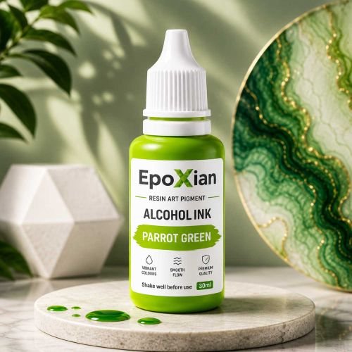 Parrot Green Alcohol Ink For Resin