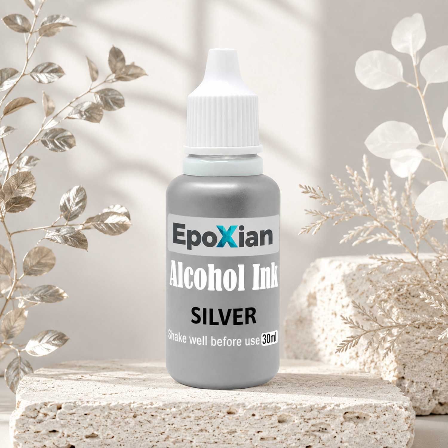 Silver Alcohol Ink For Resin