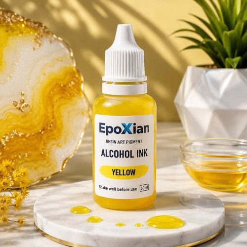 Yellow Alcohol Ink For Resin