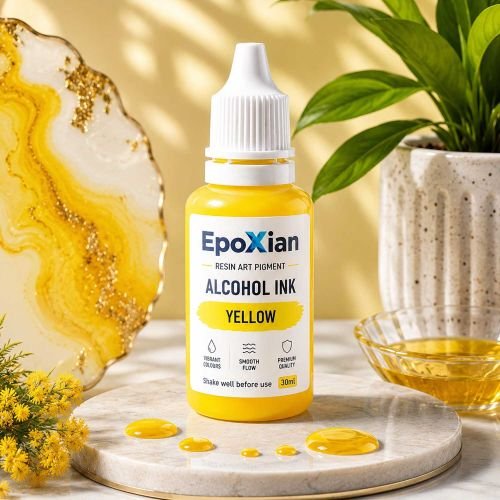 Yellow Alcohol Ink For Resin hover