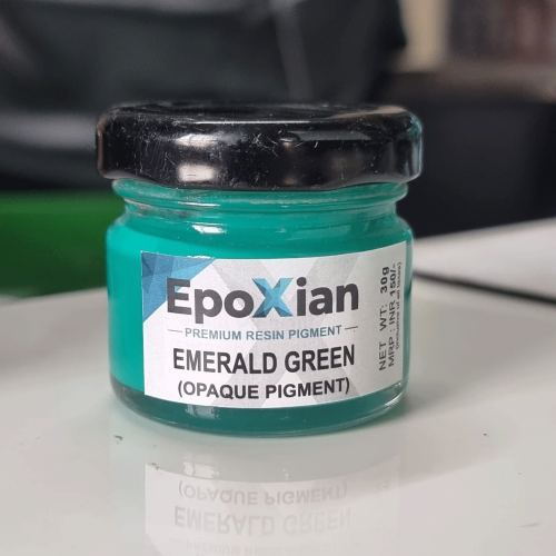 Opaque Resin Pigment Collection – Emerald Green, White, Sand Stone & Black hover