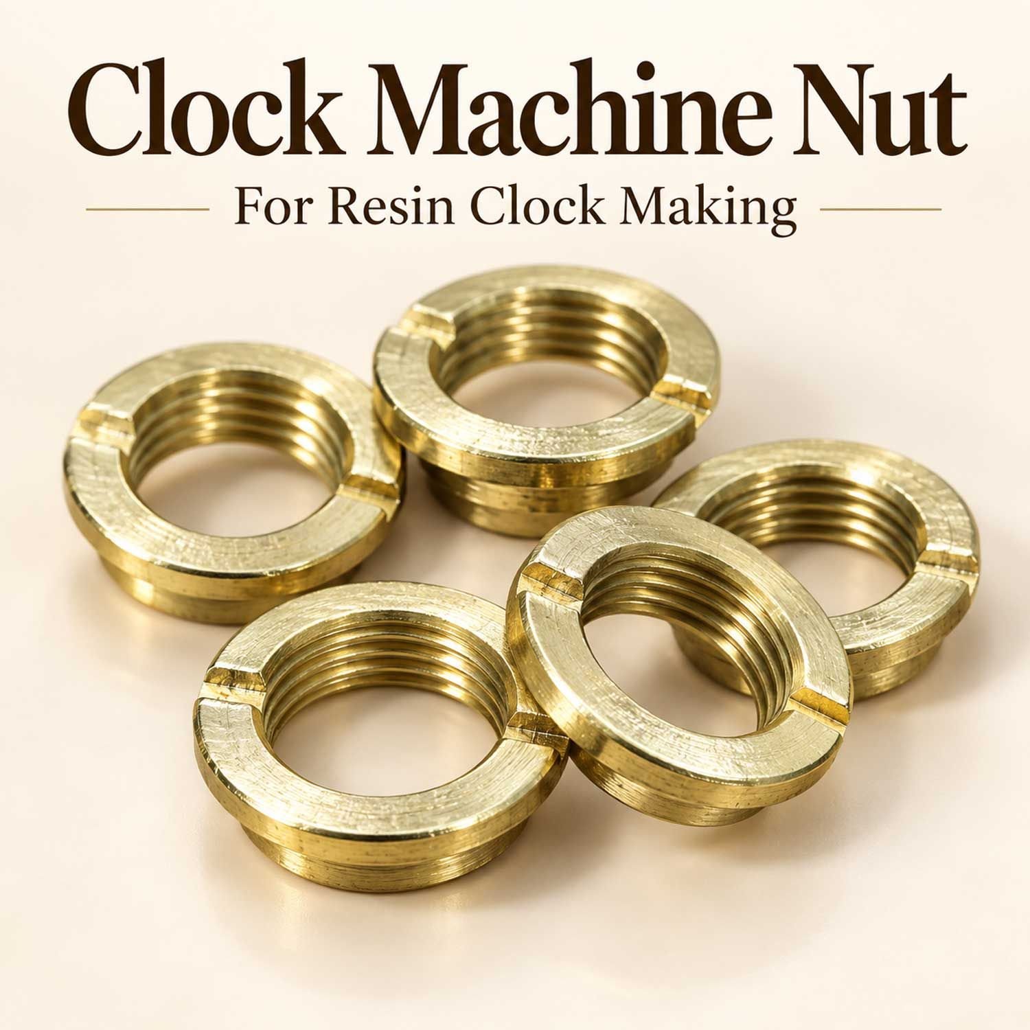 Nut For DIY Clock 3mm - 5pc