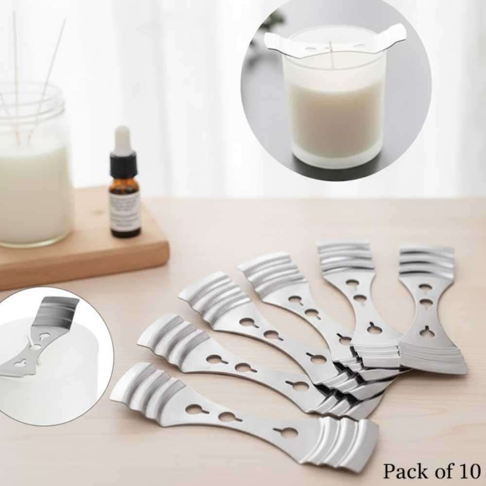 Candle Wick Holder Steel pack of 10pc