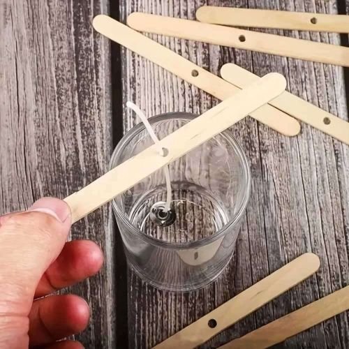 Candle Wick Holder Wooden With Single Hole 50pc hover