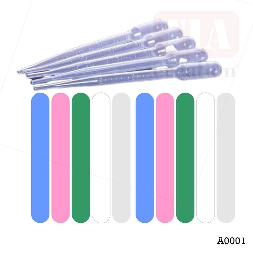 Resin Mixing Stick 5pc with 5pc Droper