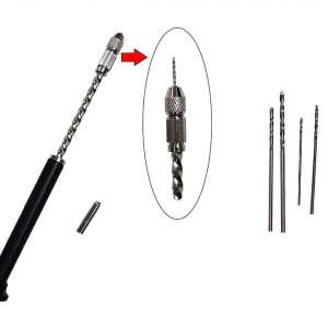 Hand Drill Machine with 4 Drill Bits – Electric Mini Drill for Resin Art, Jewelry & DIY Crafts