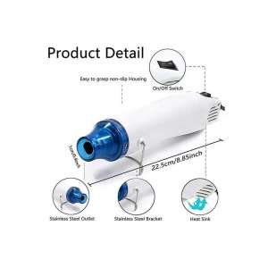 Electric Heat Gun For Resin Art – Professional Hot Air Tool For Bubble Removal