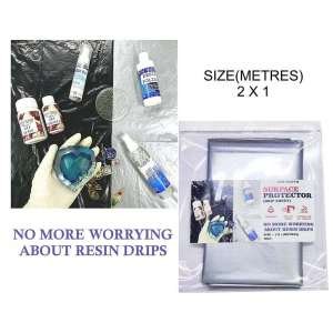 Surface Protector Drip Sheet For Resin Art – Reusable Work Table Protection Sheet