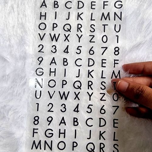 Alphabet UV DTF Resin Sticker hover