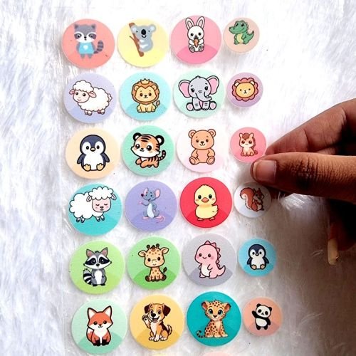 Animal Reward UV DTF Sticker Sheet hover