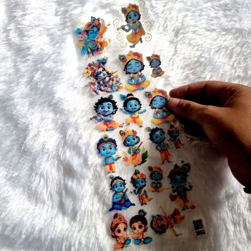 Baby Krishna UV DTF Sheet