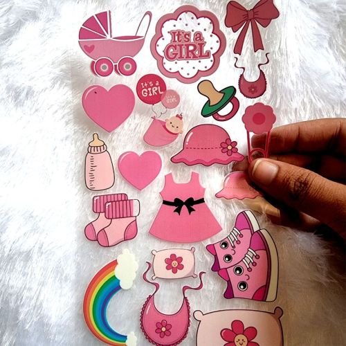 Baby Shower Girl Theme UV DTF Sheet hover