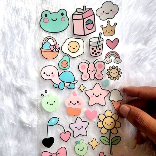 Bellas & Bows Premium Resin Art Sticker Sheet hover