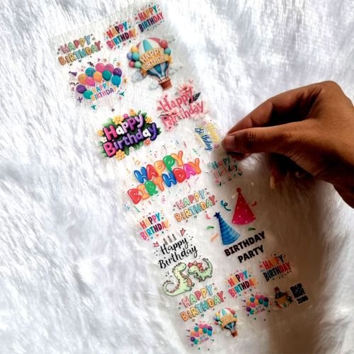 Birthday Stickers For Decorating Craft And Resinart