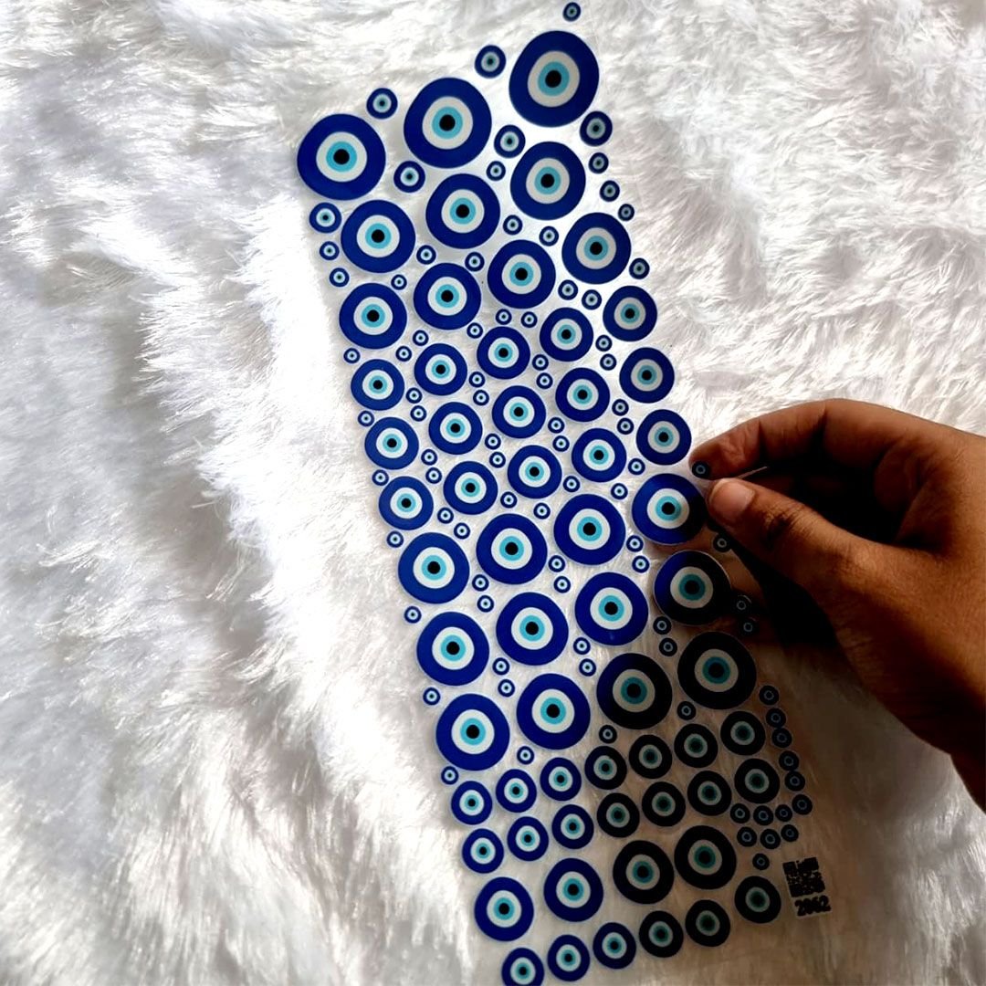 Blue Evil Eye Decorative UV DTF Sticker Pack