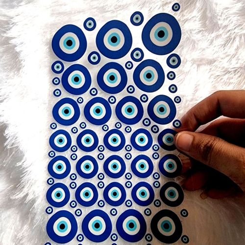 Blue Evil Eye Decorative UV DTF Sticker Pack hover