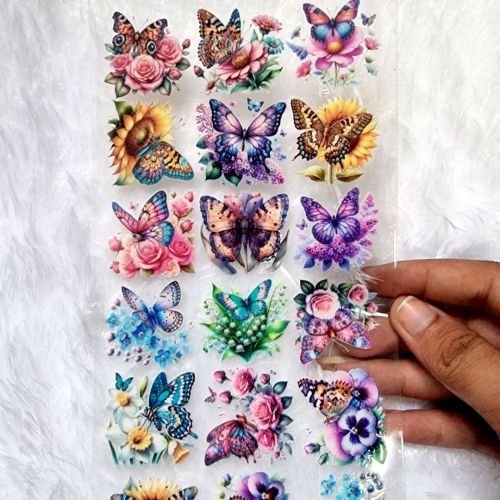 Butter And Flower UV DTF Resin Sticker hover