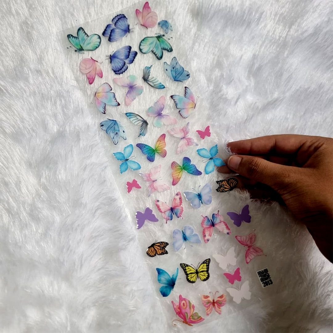 Butterfly UV DTF Resin Sticker