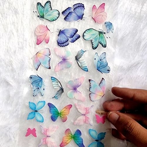 Butterfly UV DTF Resin Sticker hover