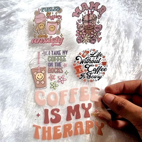 Coffee Lover UVDTF Sticker For Resin Art hover