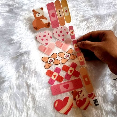 Cute Care & Recovery Decorative UV DTF Transfer Sheet