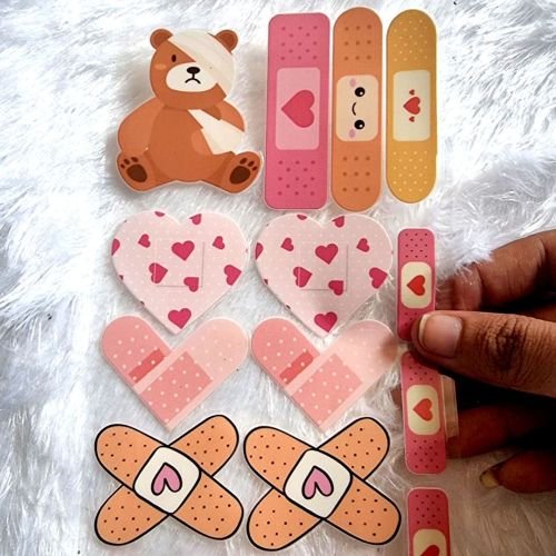 Cute Care & Recovery Decorative UV DTF Transfer Sheet hover