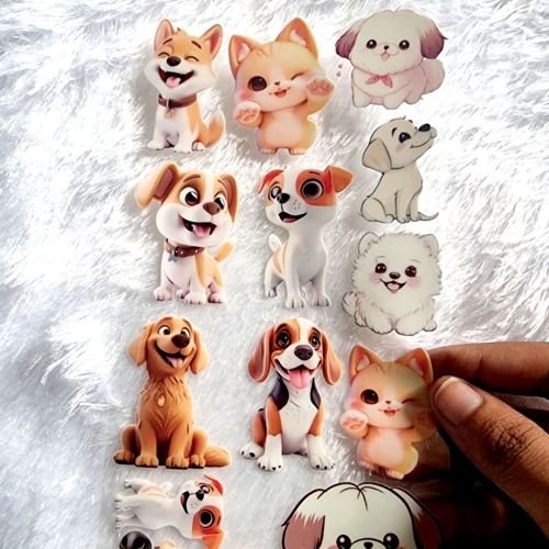 Cute Dog UV DTF Transfer Sheet hover
