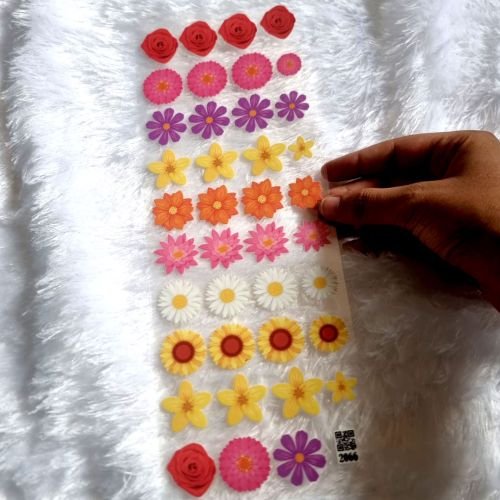 Daisy Floral UV DTF Sticker For Resin Art