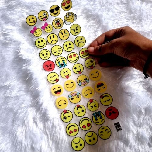 Emoji Stickers UV DTF Sticker For Resin Art