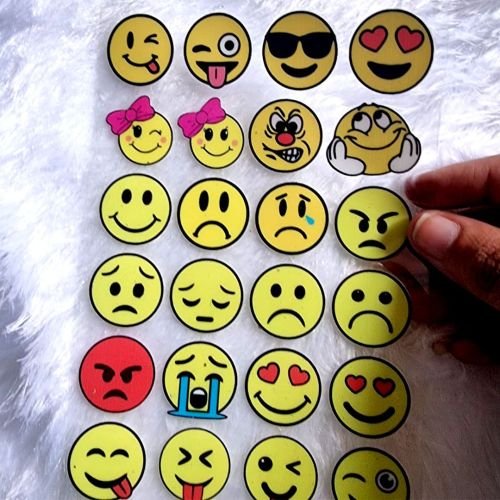 Emoji Stickers UV DTF Sticker For Resin Art hover