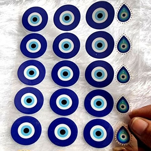 Nazar Battu Protective Symbol UV DTF Sticker Sheet hover