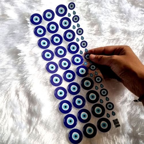 Good Luck Nazar Transparent UV DTF Stickers