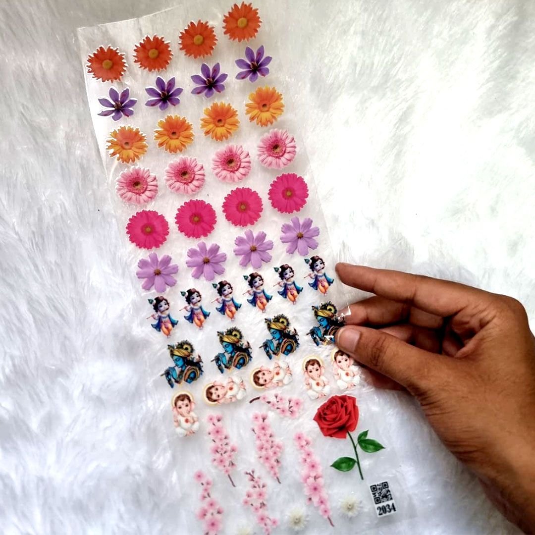 Floral Spiritual UV DTF Transfer Sheet