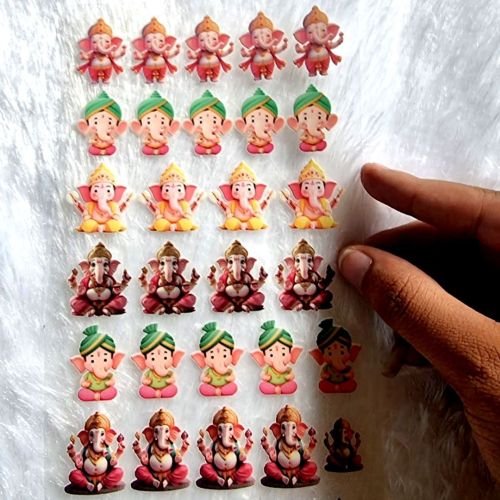 Ganesha Premium UV DTF Sticker Sheet For Resin Art hover