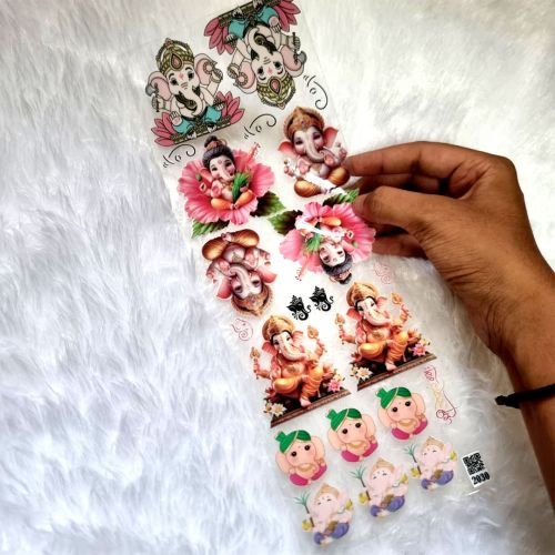 Ganpati Bappa UV DTF Sticker For Resin Art