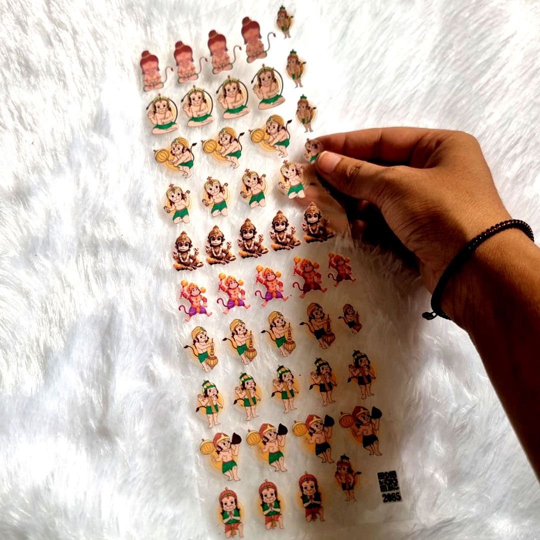 Hanuman UV DTF Sticker Sheet For Resinart