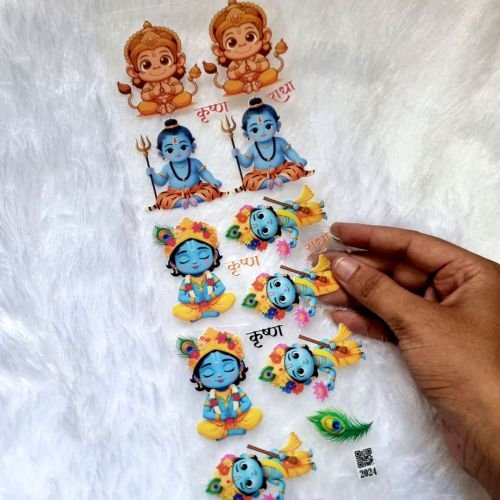 Krishna UV DTF Resin Sticker