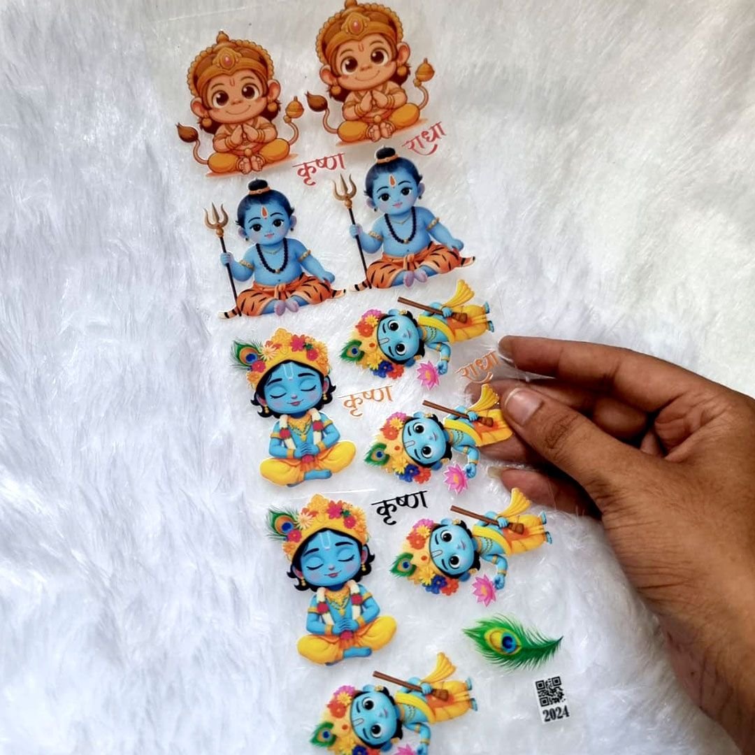 Krishna UV DTF Resin Sticker