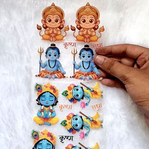 Krishna UV DTF Resin Sticker hover